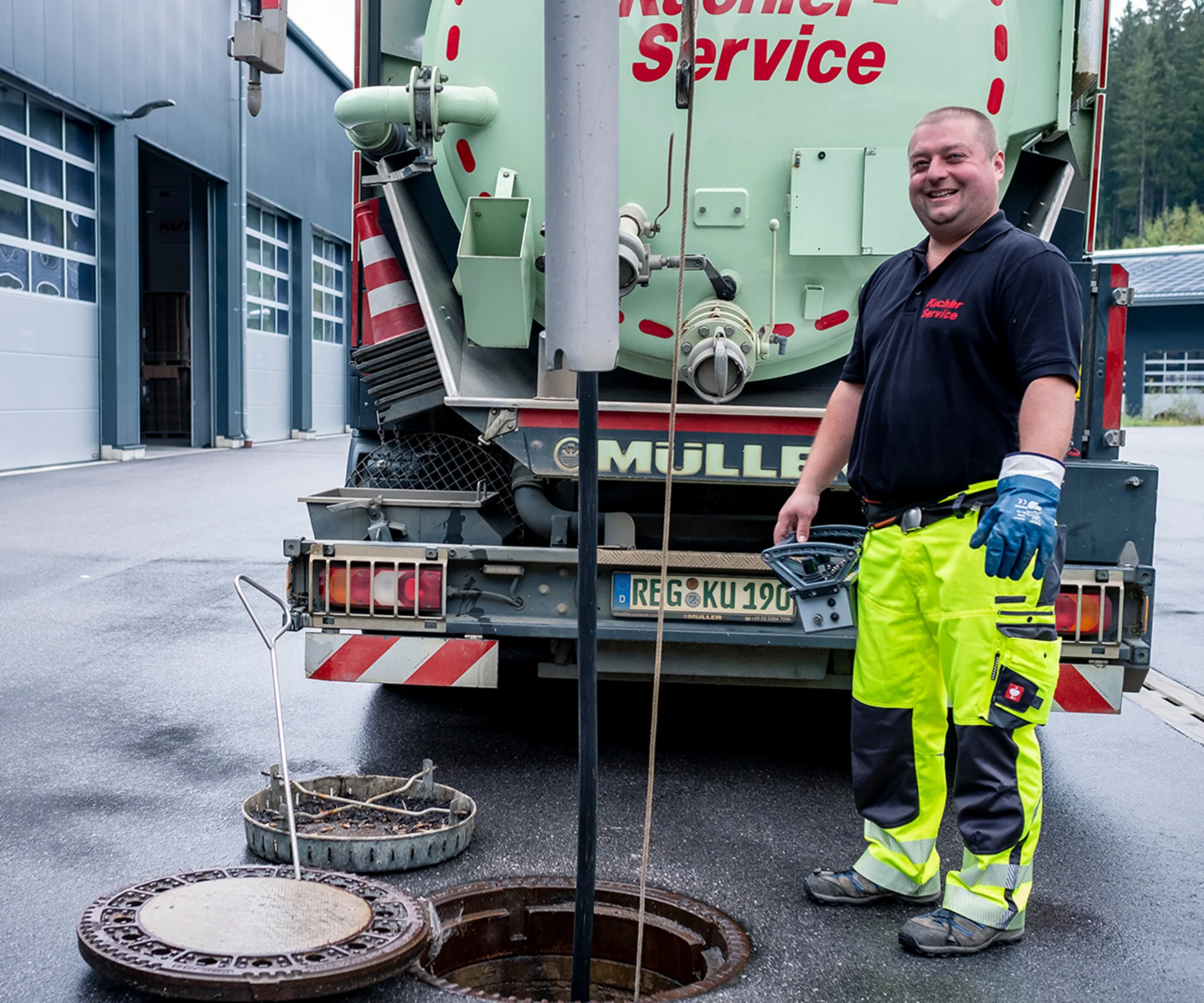 Team und Technik von Kanalservice Zwiesel